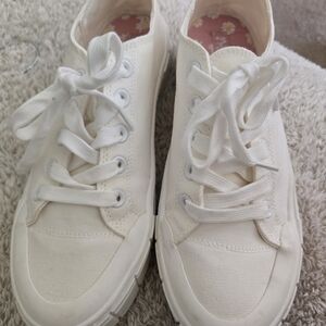 Mad Love White Athletic Shoes